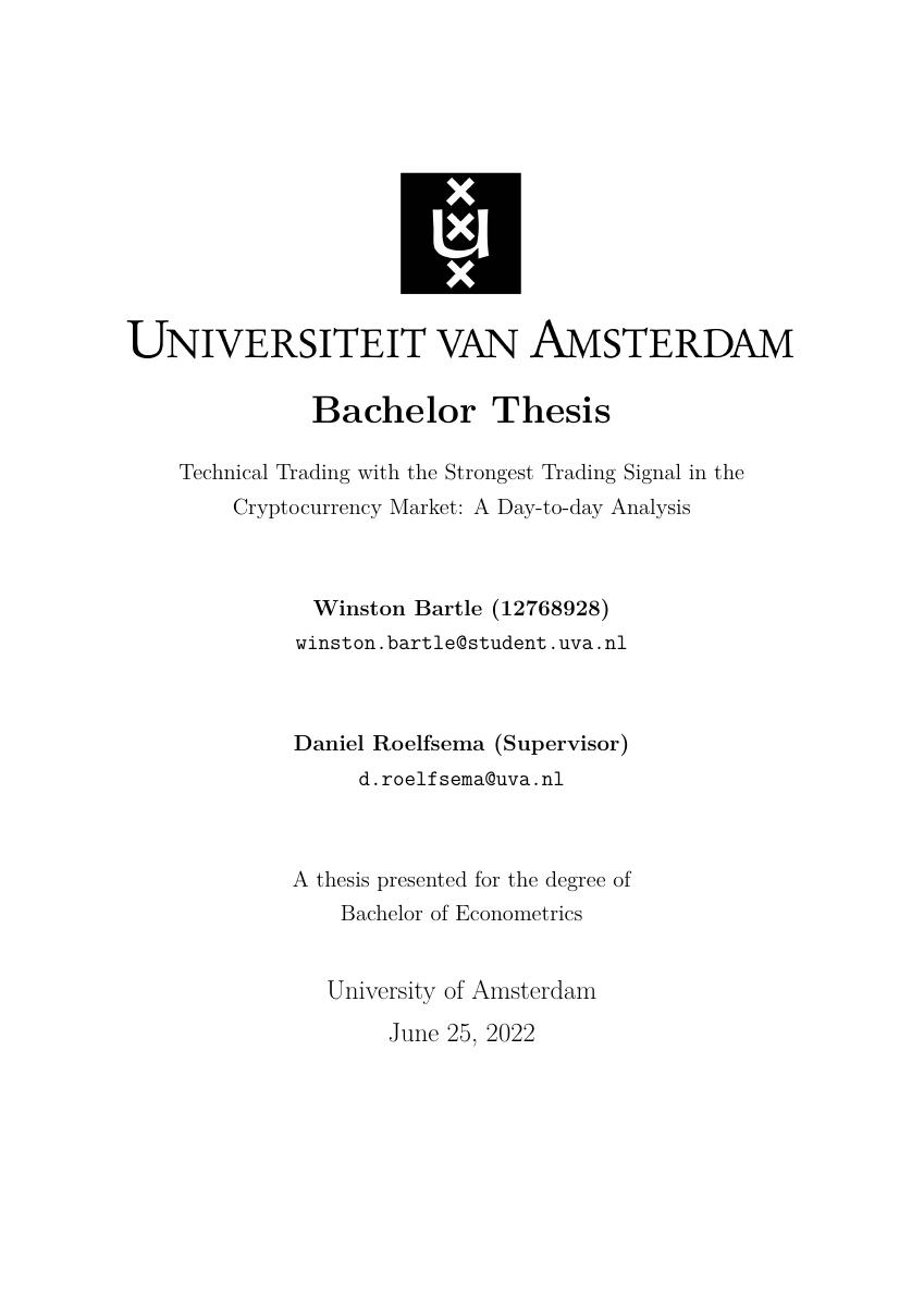 Bachelor Thesis first-page preview