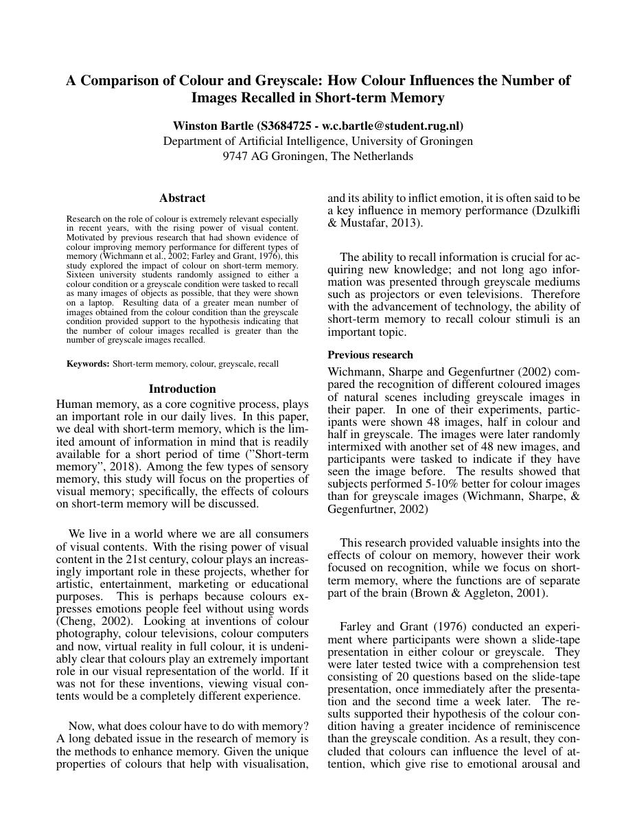 Colour in Visual Cognition first-page preview